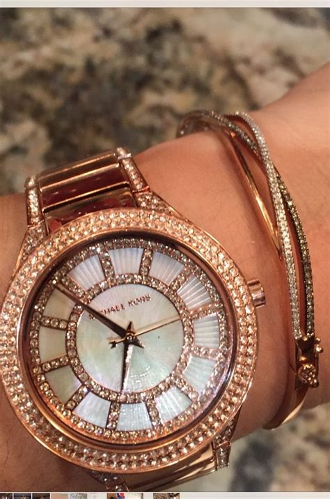 rose gold mk watch cheap.